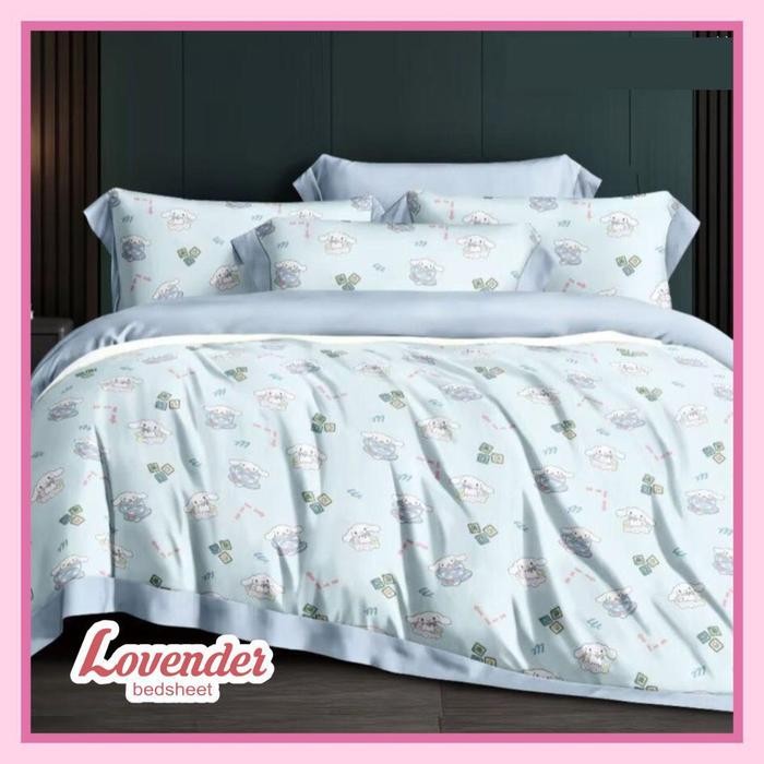 Kain sprei Organik / Sutra S 60 " Motif Anak III "