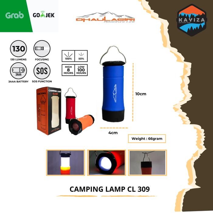 [COD]Lampu tenda senter dhaulagiri CL 309 - lampu tenda camping - lampu tenda - lampu camping -