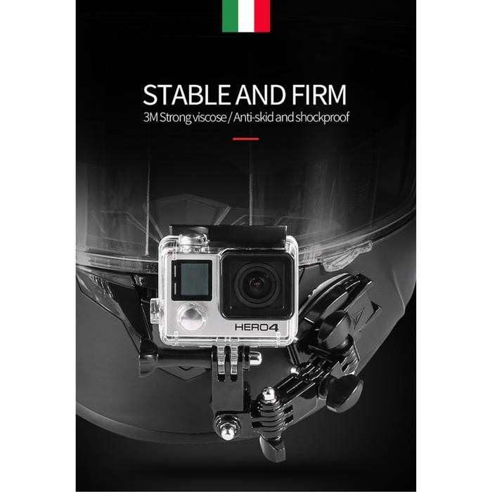 Motowolf Mounting Gopro Helm Motovlog Breket Holder Action Kamera Helm