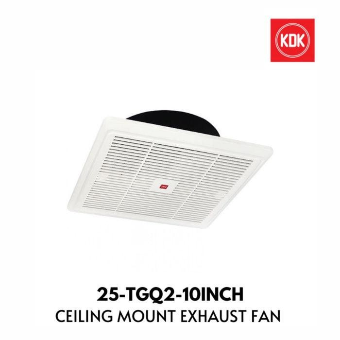 READY Exhaust Fan Plafon KDK 6" 8" 10" Inch Putih