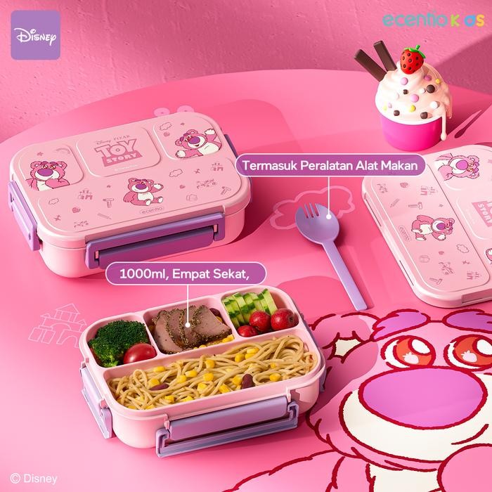 Ecentiokids Tempat Makan Anak Disney Lotso Sekolah Bpa Free Bayianti Tumpah Lunch Box Pasti Ori