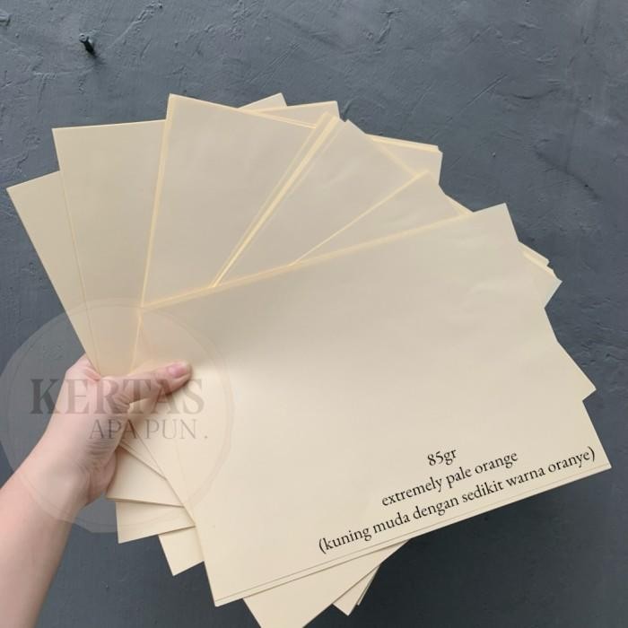 

(Expert) Kertas HVS Warna 85 gsm A4 Extremely Pale Orange Oranye Muda Kuning