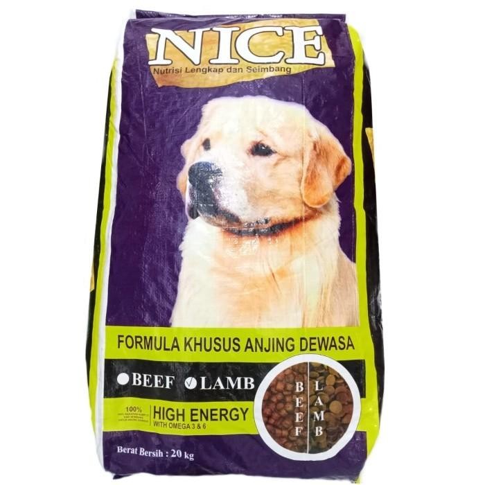 KHUSUS GOJEK Makanan Anjing Nice Dog 20kg NiceDog 20 kg / Dog Food