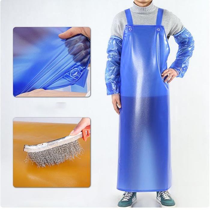 Celemek Anti Air Apron Pvc Celemek Panjang Anti Air Celemek Waterproof Pasti Diskon