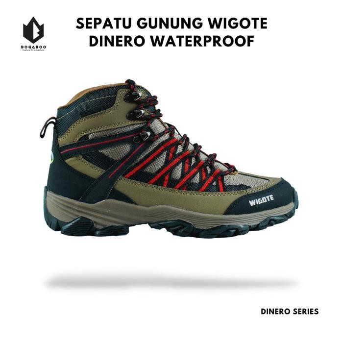 Sepatu Gunung Wigote Dinero Waterproof - Sepatu Hiking Trekking Olahra