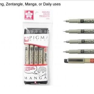 

Sakura Pigma Micron Manga Drawing Set