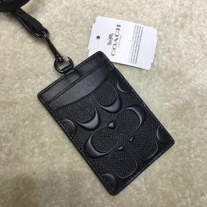 

ID LANYARD IN SIGNATURE EMBOSSED BLACK