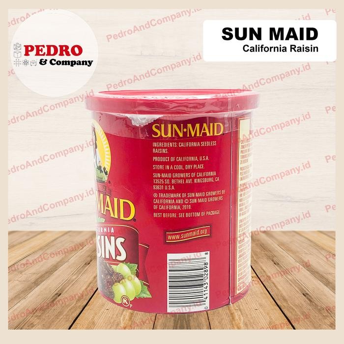 

Sun Maid - Natural California Raisins/ Kismis (500 Gr) Food Snack Cemilan Makanan Kering