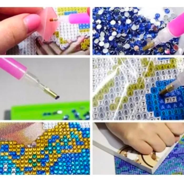 

Promo [40X30Cm] Set Lengkap Diamond Painting Set Diy Full Drill Kit Craft Termurah