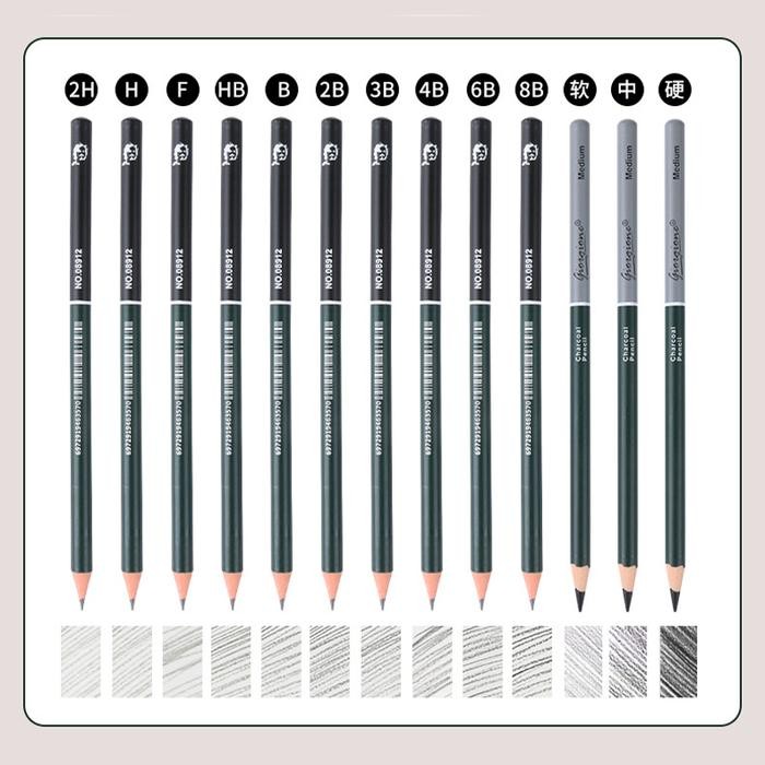

Promo Drawing Pencil Gambar Set 19/27Pcs Drawing Sketch Pencil Set Tin Box Pensil Gambar Diskon
