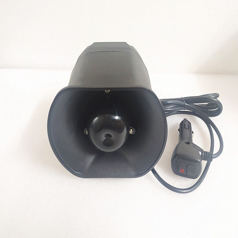 DC12V 40W France Tones Police siren Horn Emergency Police car Fire Truck alarm with Cigar lighter