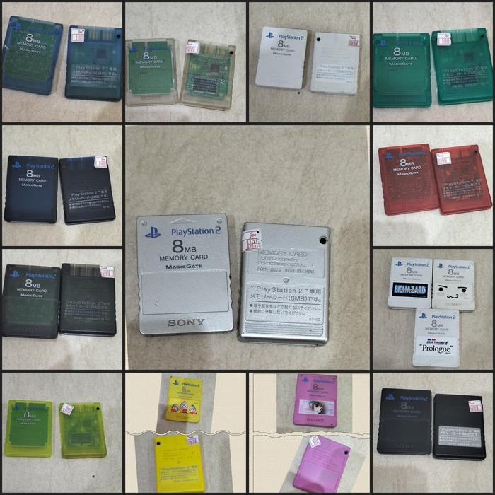 (Expert) memory card PS2 8mb ORI bisa save game residen evil4 ex japan