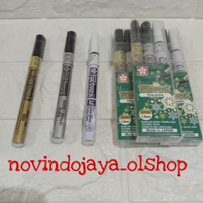 

brush pen touch sakura 3 pens set kode 8