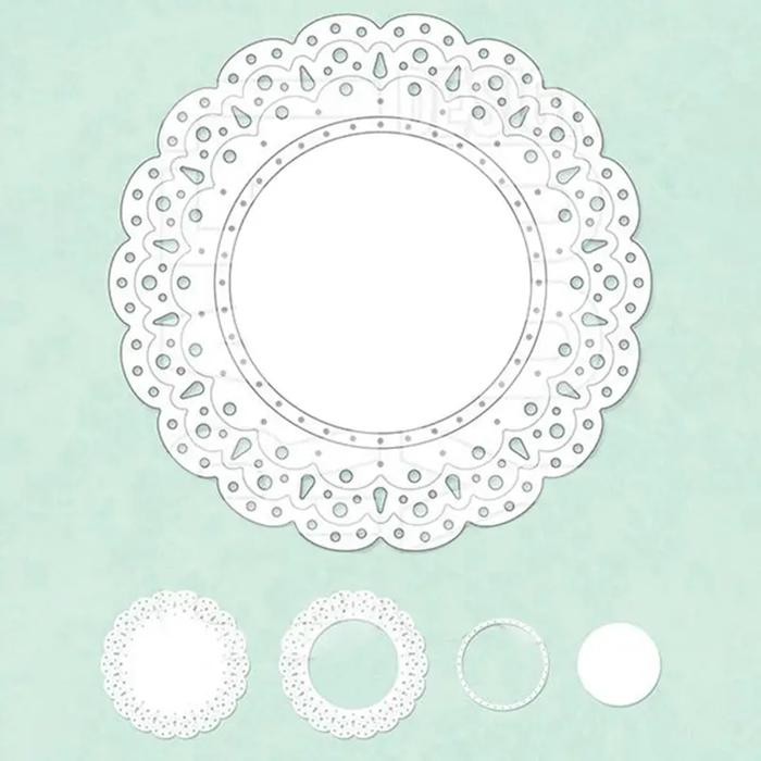 

METAL CUTTING DIES FOR CARDS, DOILY, SCRAPBOOKING KODE 139