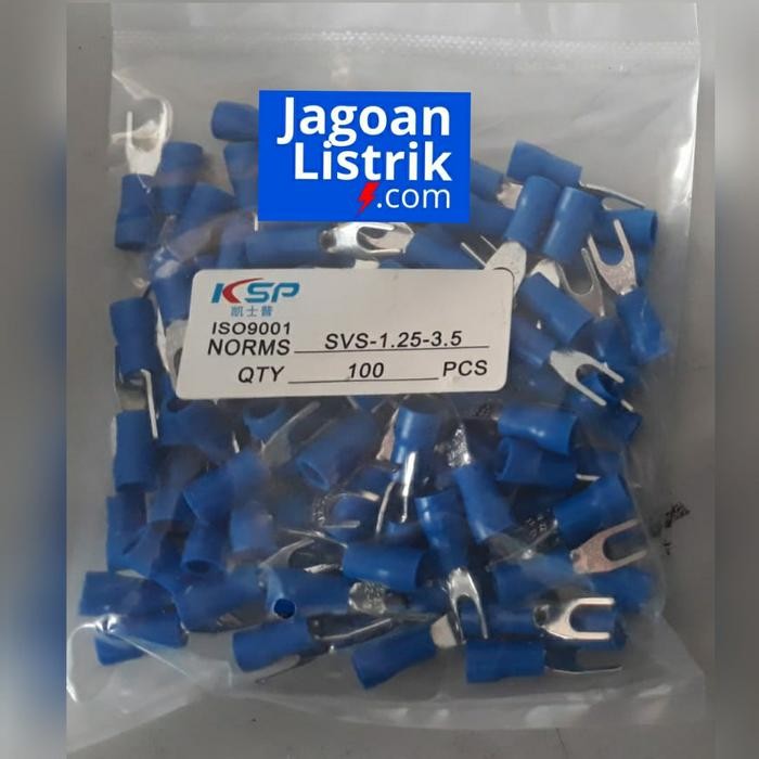 (Expert) Skun Kabel YF 1.5 - 3 , Kabel Fork Skun Garpu Y 1.5 mm 1.25 - 3 mm