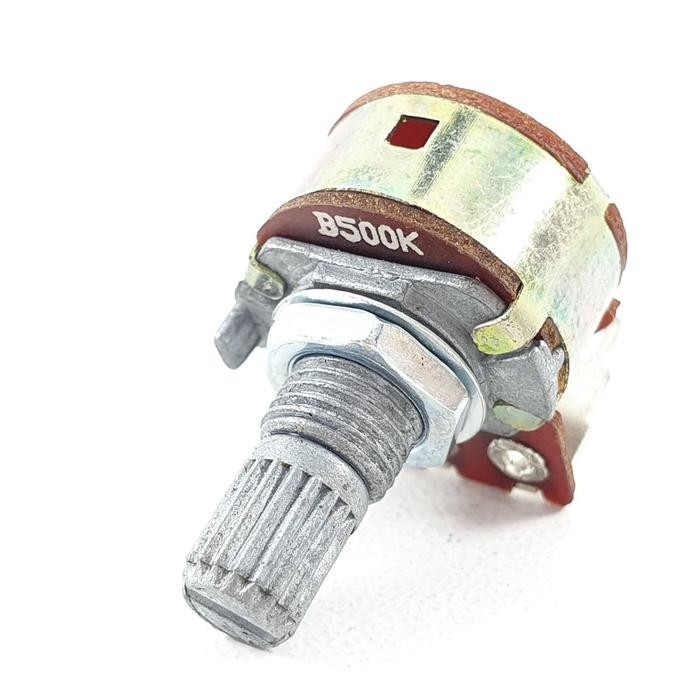 (Expert) Potensio Dimmer 3 pin 500k Drat Mono Kaki 3 Tekuk Dimer On