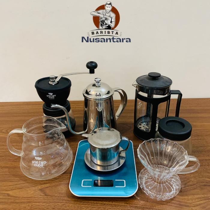 Paket Hemat Manual Brew V60 Alat Seduh Kopi Manual Brewing Terlaris