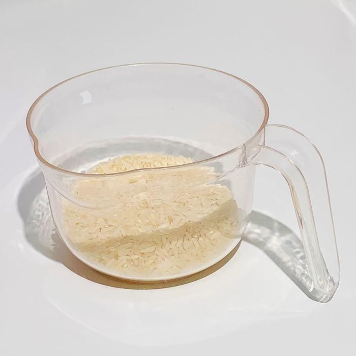 Gelas takar / Gelas ukur cup dispenser beras