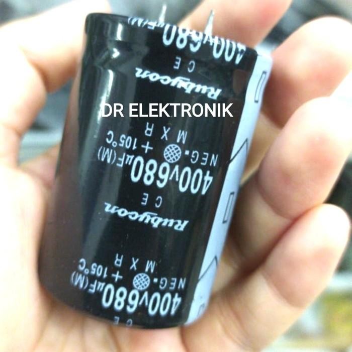 [Expret] Elco Elko Rubycon asli Kapasitor 680uf 400v 680uf 400volt 680 400 volt