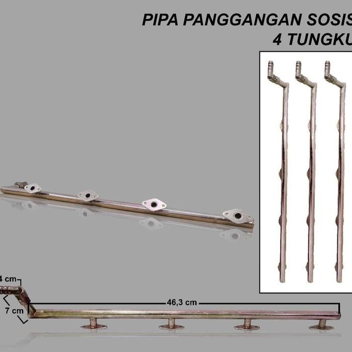 PIPA 4 TUNGKU/KOMPOR PANGGANGAN SOSIS 4 TUNGKU
