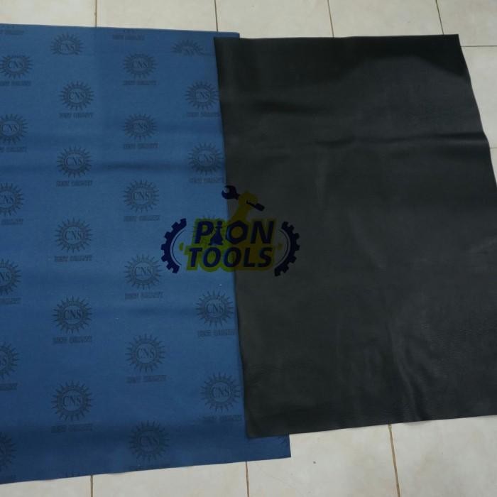 (Expert) Sarung kulit jok motor polos hitam Urat Tangan 65x95 cm cover jok kuli