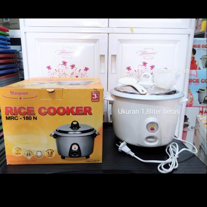 Bebas Ongkir Rice Cooker Maspion MRC 180 N MRC180N