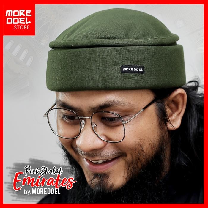 Moredoel - Kopiah Peci Emirates Army Hijaunya Bikin Elegant dan Casual