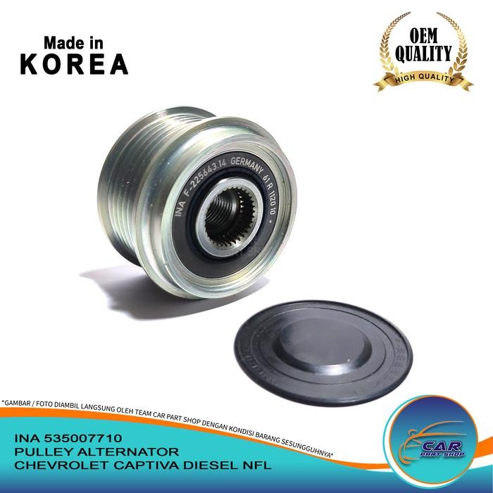 Pulley Alternator Captiva Pully Alternator Captiva Diesel Nfl Merk Ina