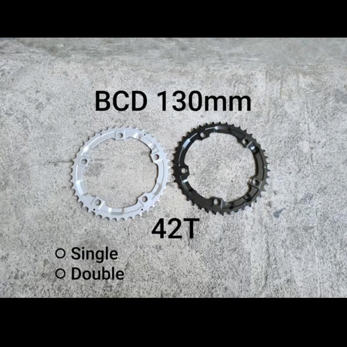Chainring 42T Bcd 130 Untuk Single Atau Multy Speed