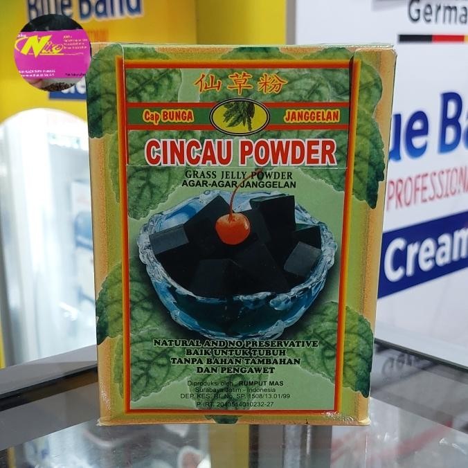 

cincau powder cap bunga janggelan khusus grab dan gojek