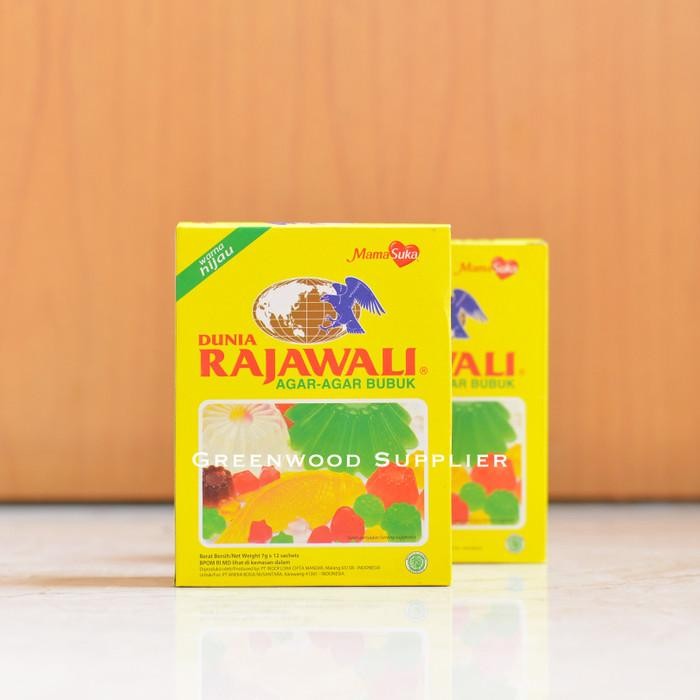 

[Box] Agar Agar Bubuk Hijau Dunia Rajawali (12 Sachet)