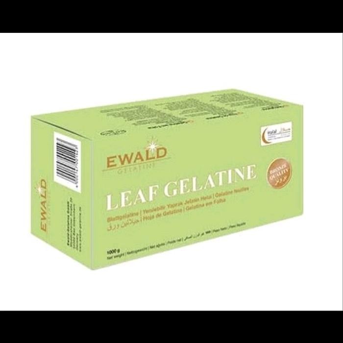 

Gelatine sheet halal - Ewald 1 kg