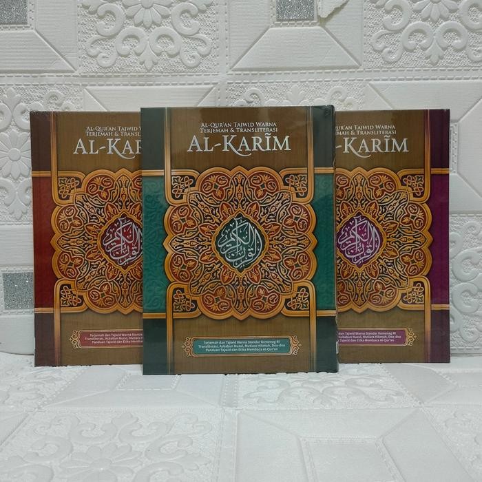 

Alquran Al Karim A5, Tajwid Warna Terjemah Dan Latin Alkarim Uk Sedang