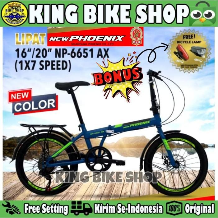 Sepeda Lipat 16 Inc Phoenix Np 6651 Ax Sepeda Murah Banyak Bonusnya