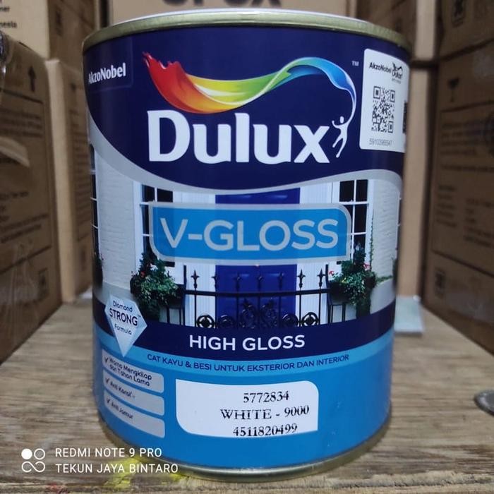 Cat Dulux V Gloss High Gloss Putih #Gratisongkir