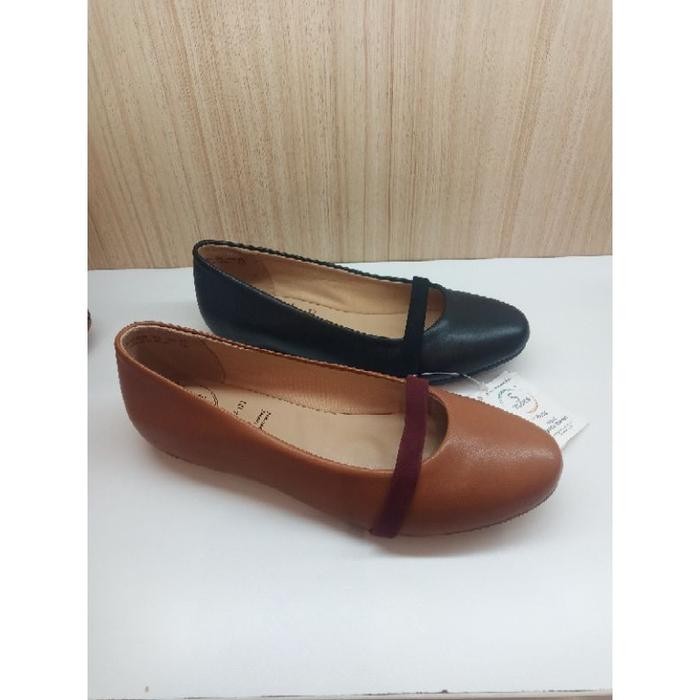 Langsung diproses Original Branded Obermain Ob40129 Sepatu Flat Wanita Pansus Slip On