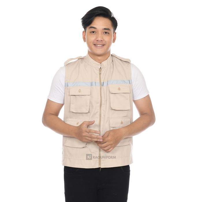 Rompi Safety/Rompi Proyek K3/Rompi Proyek Safety/Rompi Custom Bordir