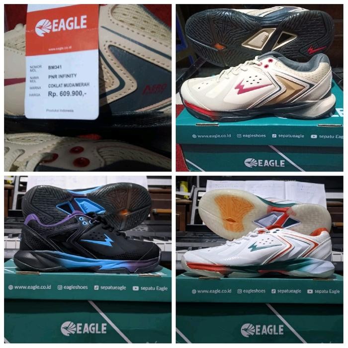 Sepatu Eagle PNR Infinity Original Badminton