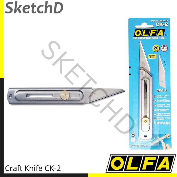 

PISAU CUTTER KNIFE CRAFT CK 2 OLFA JAPAN BLADE KODE 1198