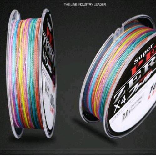 senar pancing PE X4 super zero 100meter