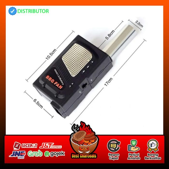 Kipas Angin Baterai BBQ Air Blower Electric