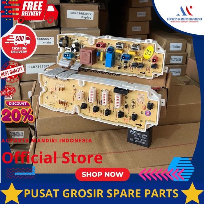 Lg Fuzzy Logic 7.0Kg Wf-7020Tc, Modul Pcb Mesin Cuci Top Loading