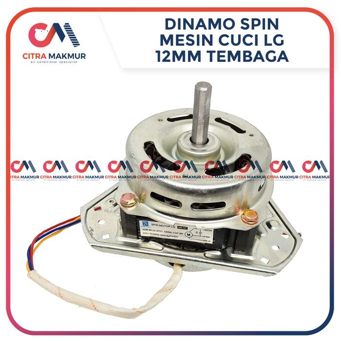 Dinamo Pengering Lg 10 14 Kg Tembaga Mesin Cuci Merk Motor Spin As 12