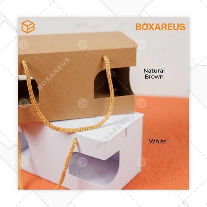 Box Toples Tabung Jar 300 - 400Ml Packaging Kemasan Dus Hampers Pb Duo Small Jar 400 Pasti Ori