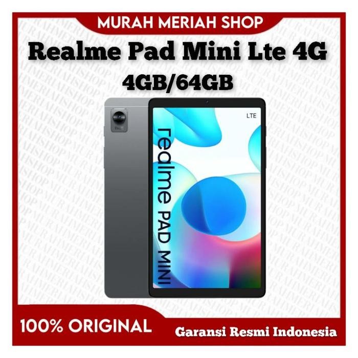 [Expert] Realme Pad Mini Lte 4G 3/32Gb+4/64Gb Garansi Resmi