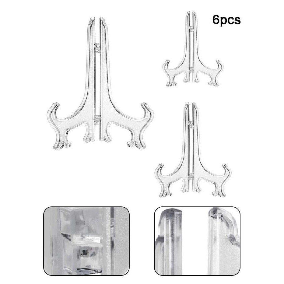 

Plastic Easels Plate Holder Weddings Photo Picture Frame Display Stand Display Dish Stand Rack