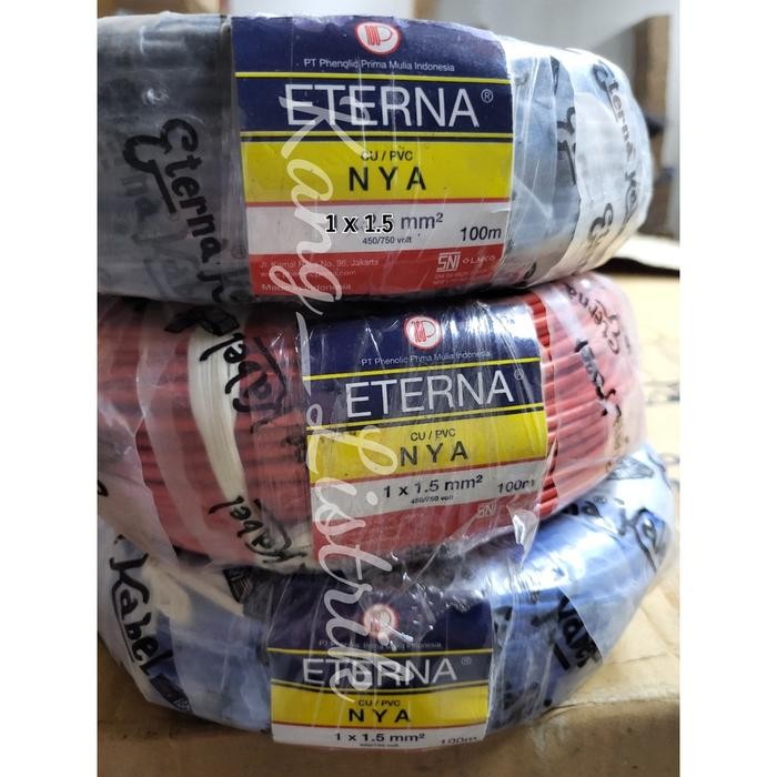[Expert] Kabel NYA Eterna 1x1.5mm / Kabel Tunggal Eterna NYA 1x1.5