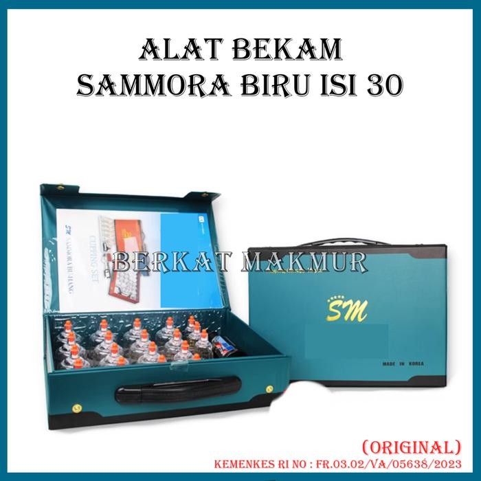 Sammora Alat Bekam Isi 19 Tas Biru Korea