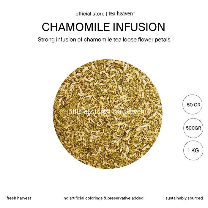 

Chamomile Infusion Teh Serbuk Bunga Chamomile Bubuk Murni Grade A