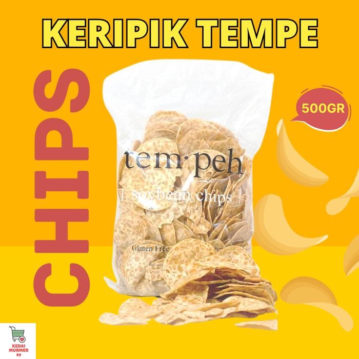 

New Keripik tempe - tempeh - kripik cemilan / camilan gurih enak! (500 gr)